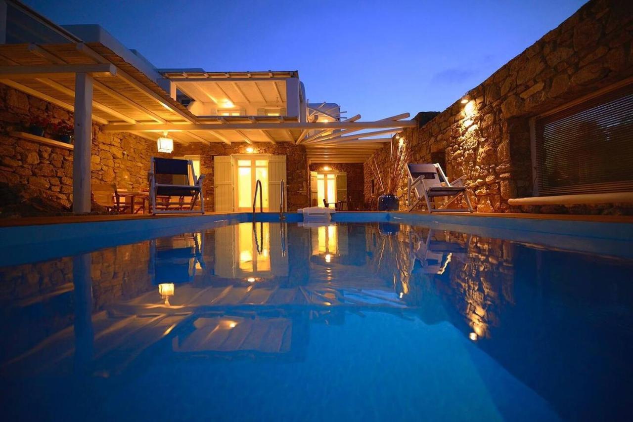 Allaya,Panormos Villa Private Pool 외부 사진