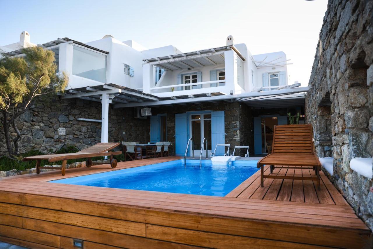 Allaya,Panormos Villa Private Pool 외부 사진
